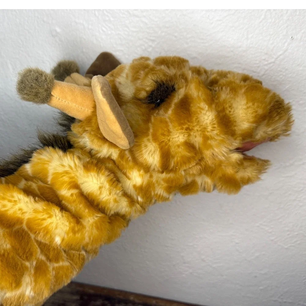 Folkmanis Giraffe Stage Puppet Plush Toy 2007 Retired